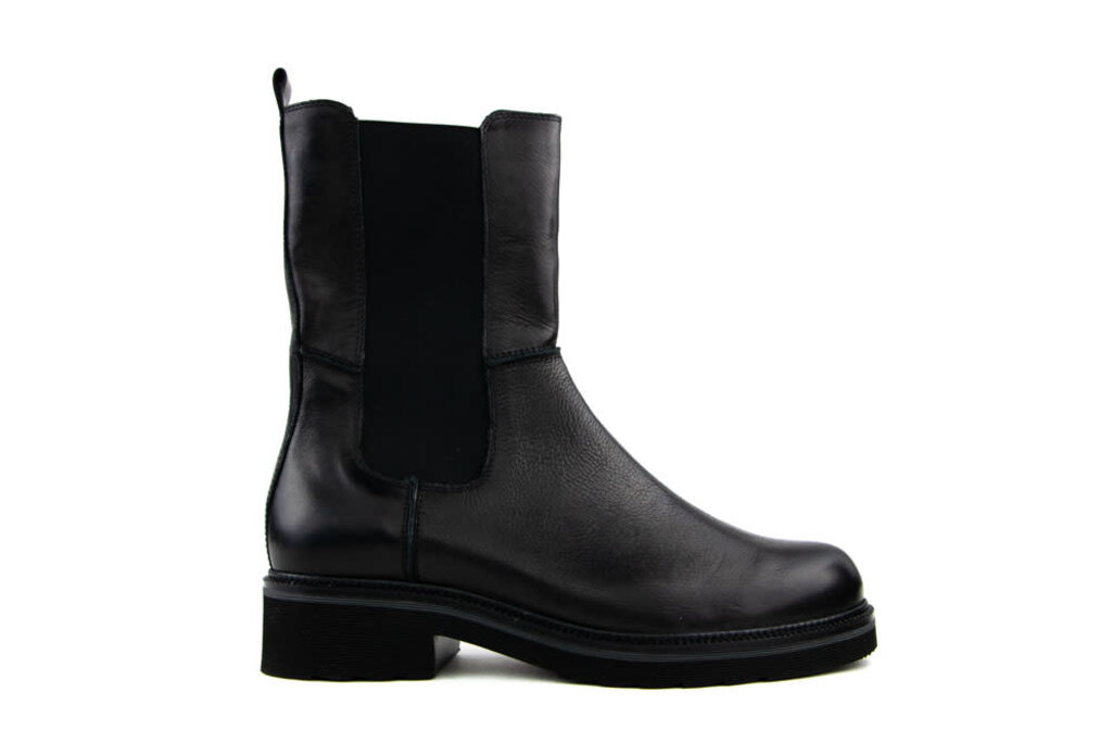 Durea Durea Chelsea Boots Zwart Leer K Wijdte