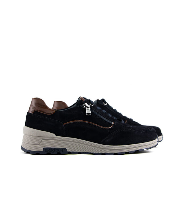 Waldlaufer Sneakers Etienne Donkerblauw Suede