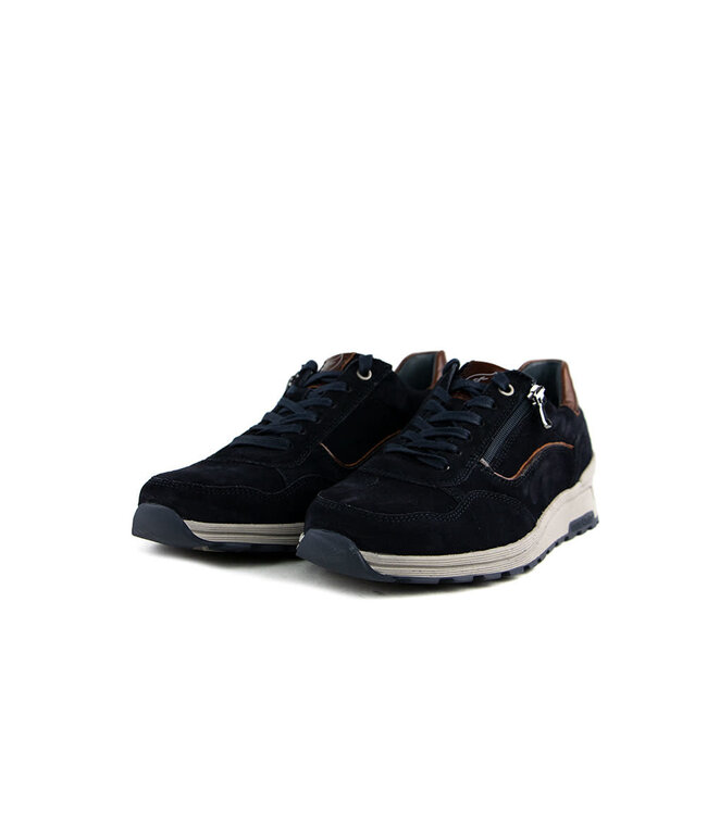 Waldlaufer Sneakers Etienne Donkerblauw Suede