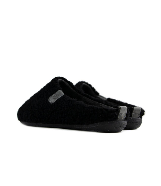 Rohde Slippers Black Plüsch
