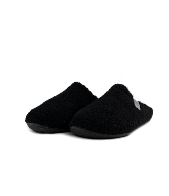 Rohde Slippers Black Plüsch