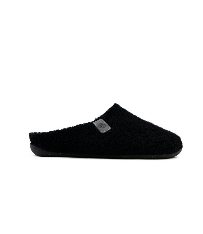 Rohde Slippers Black Plüsch
