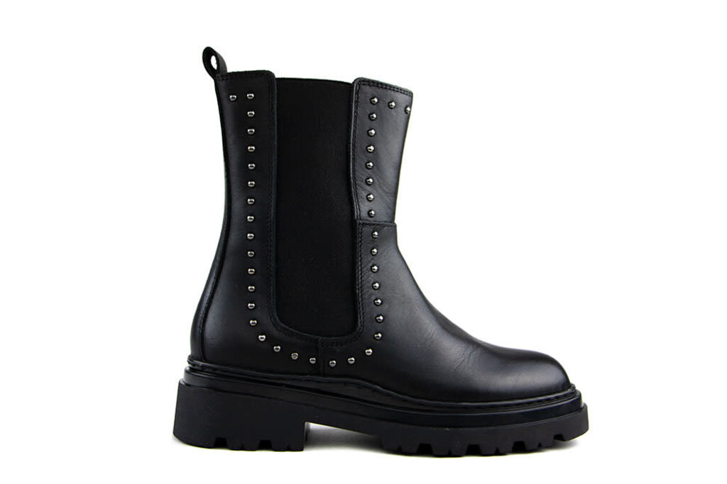 HIP Hip Chelsea Boots Zwart Studs