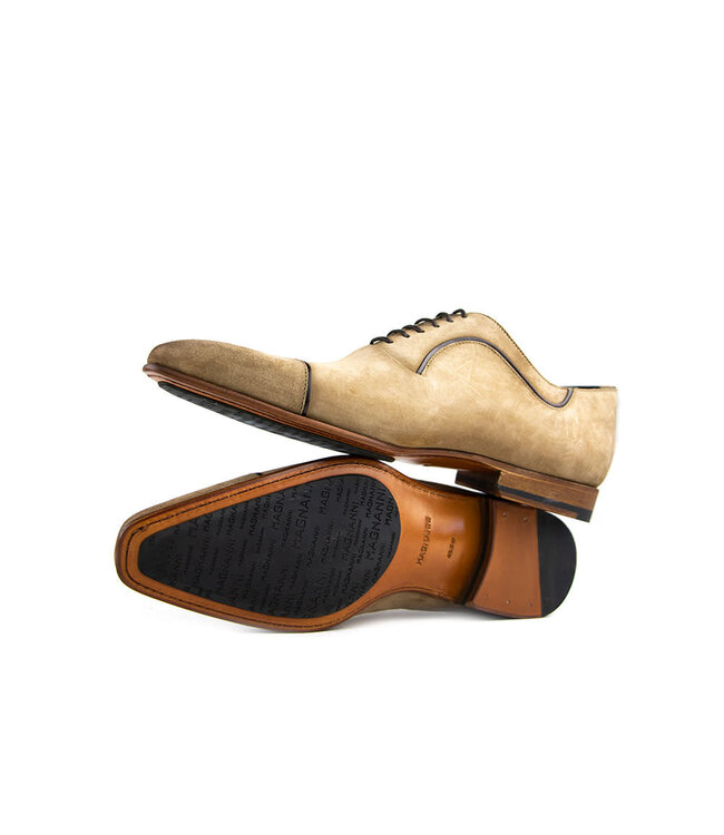 Magnanni Schnürschuhen Taupe Antidifu Becerrito Marron