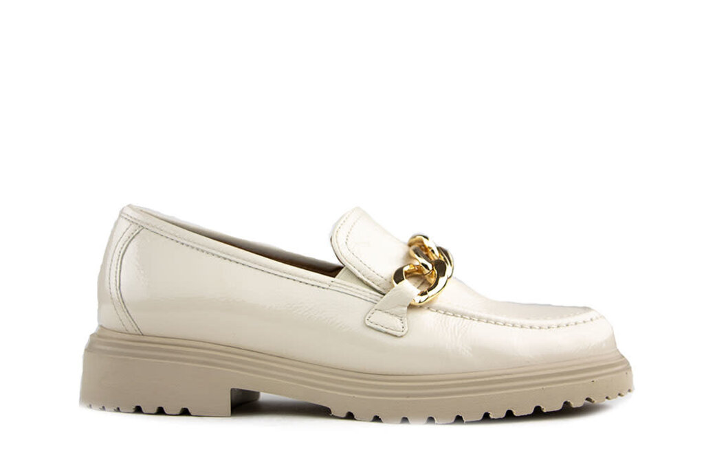 Gabor Gabor Loafers Chain Latte Wrinkle Lack