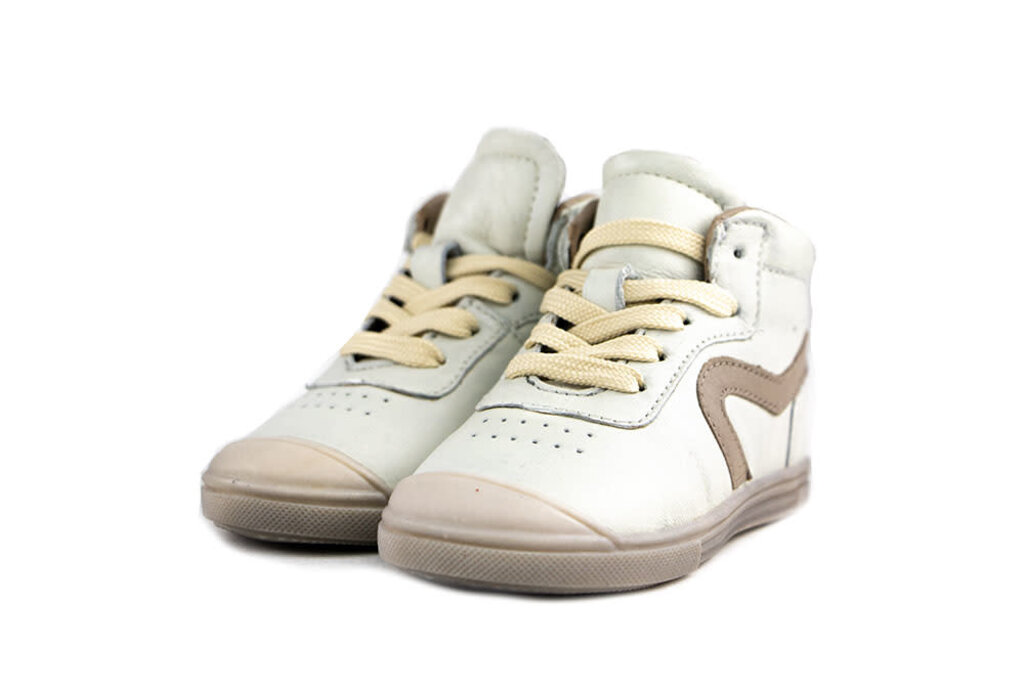 Pinocchio Pinocchio Hoge Veterschoen Off-white