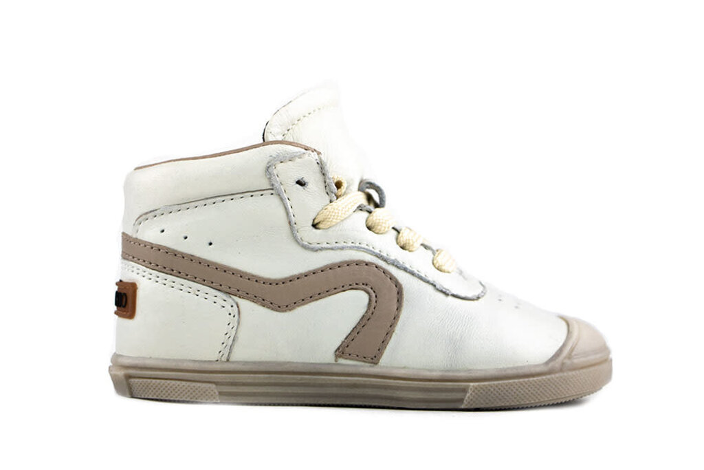 Pinocchio Pinocchio Hoge Veterschoen Off-white