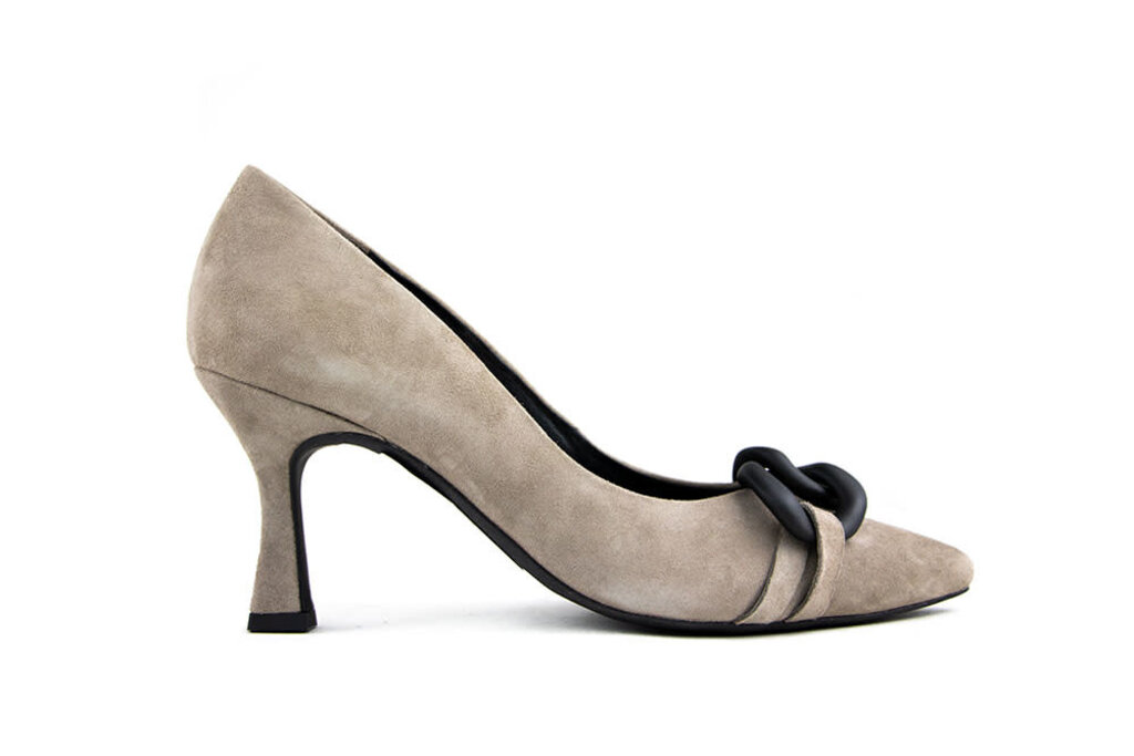 Paul Green Paul Green Pumps Beige Suede Ketting