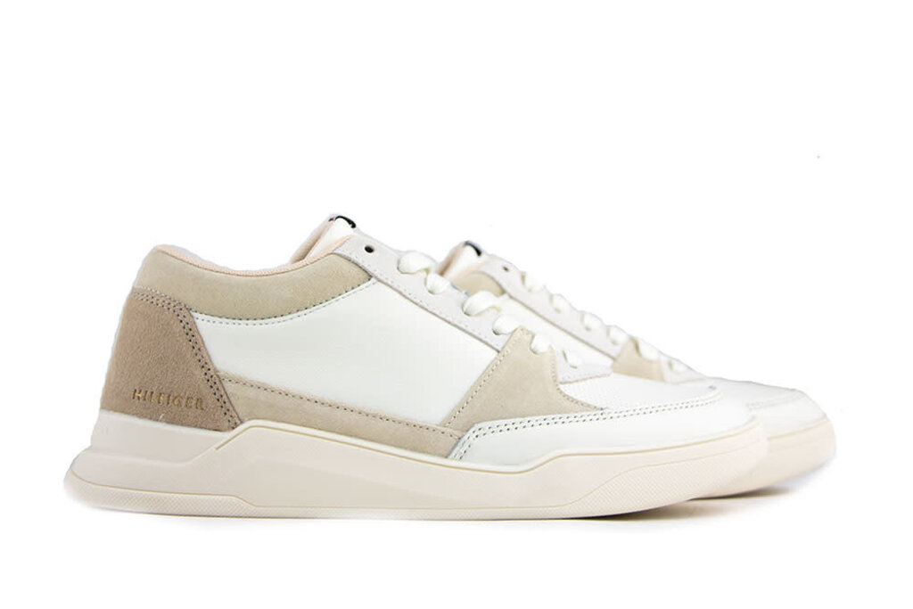 Tommy Hilfiger Tommy Hilfiger Elevated Hi Cupsole Mix Ivory