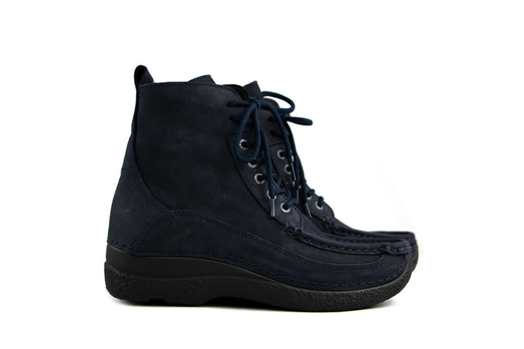 Wolky Wolky Roll Boot Zip Antique Nubuck Blue