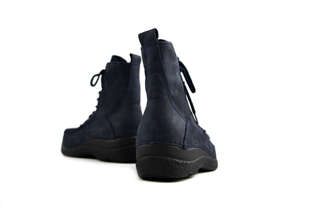 Wolky Wolky Roll Boots Zip Antique Nubuck Blauw