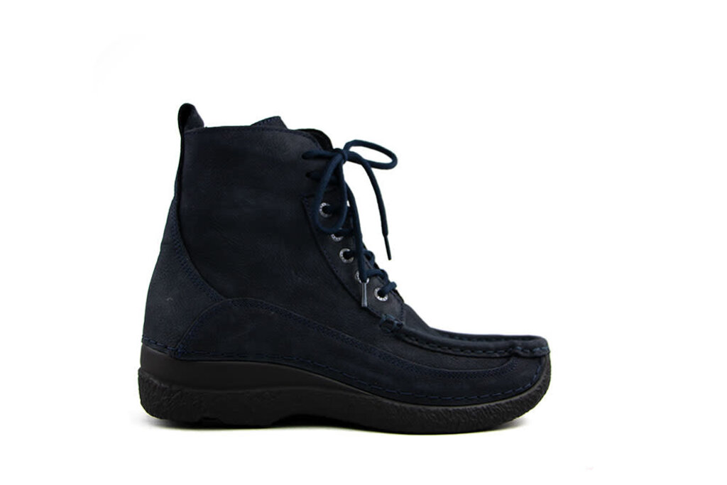 Wolky Wolky Roll Boots Zip Antique Nubuck Blauw