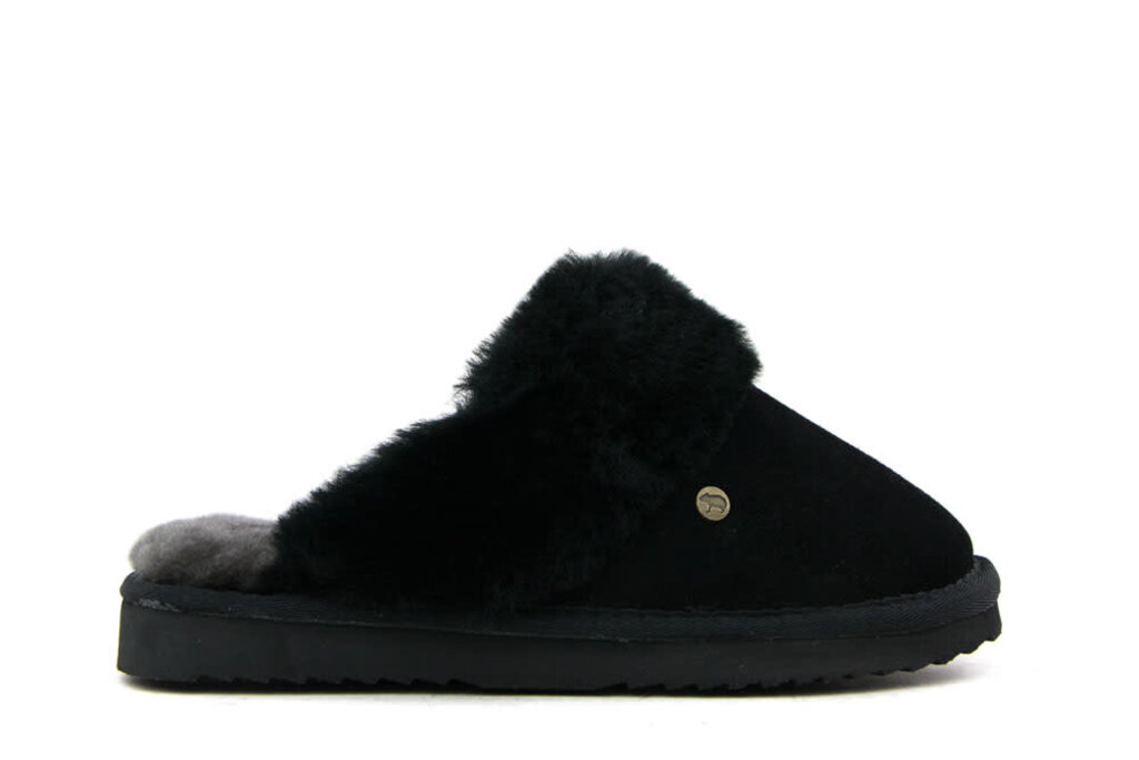 Warmbat Warmbat Slippers Flurry Black