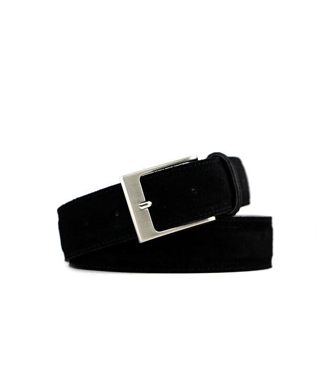 Berkelmans Gürtel Schwarz Suede