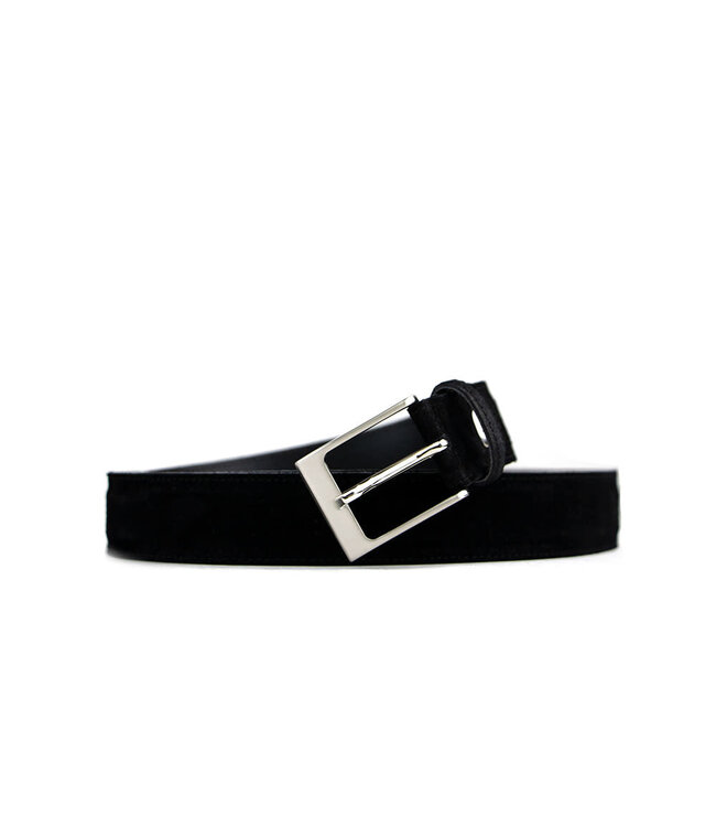 Berkelmans Gürtel Schwarz Suede
