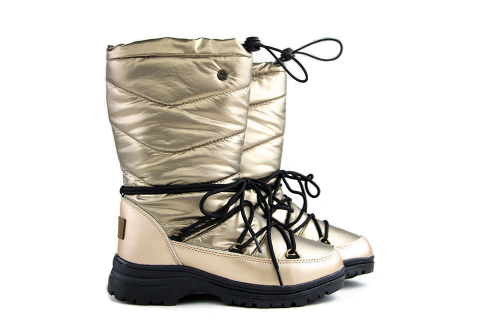 Warmbat Bunbury Snow Boots Metallic Goud | Gratis Verzending Steenbergen Schoenen