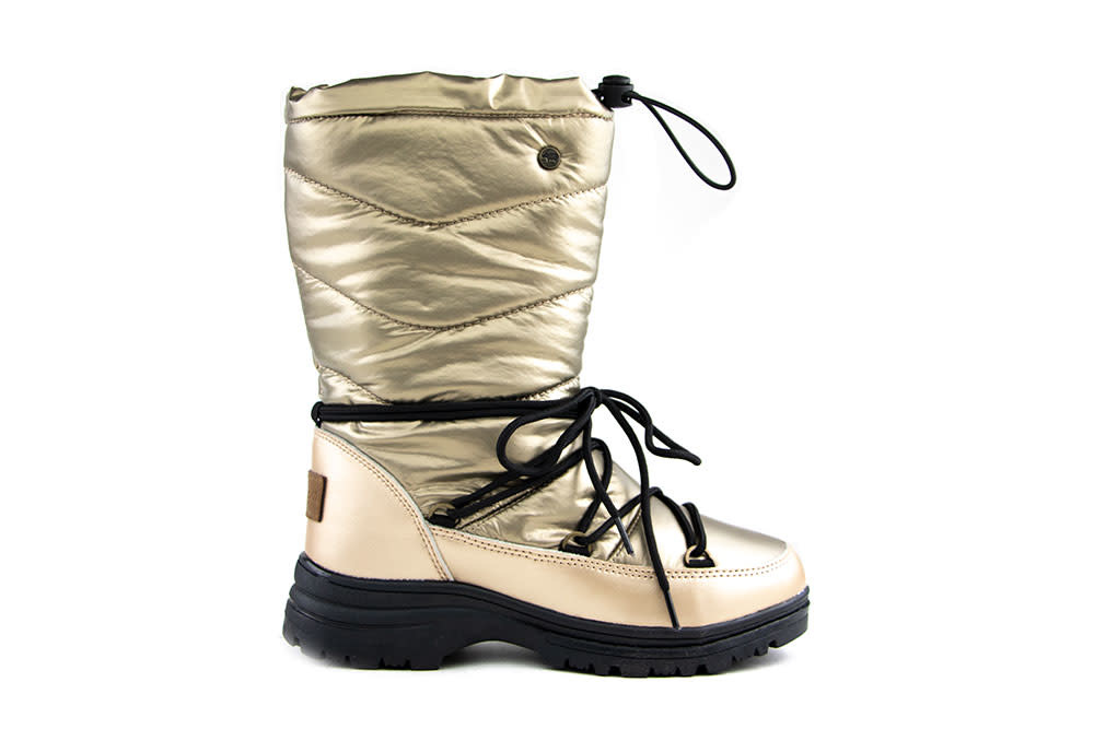 Warmbat Bunbury Snow Boots Metallic Goud | Gratis Verzending Steenbergen Schoenen