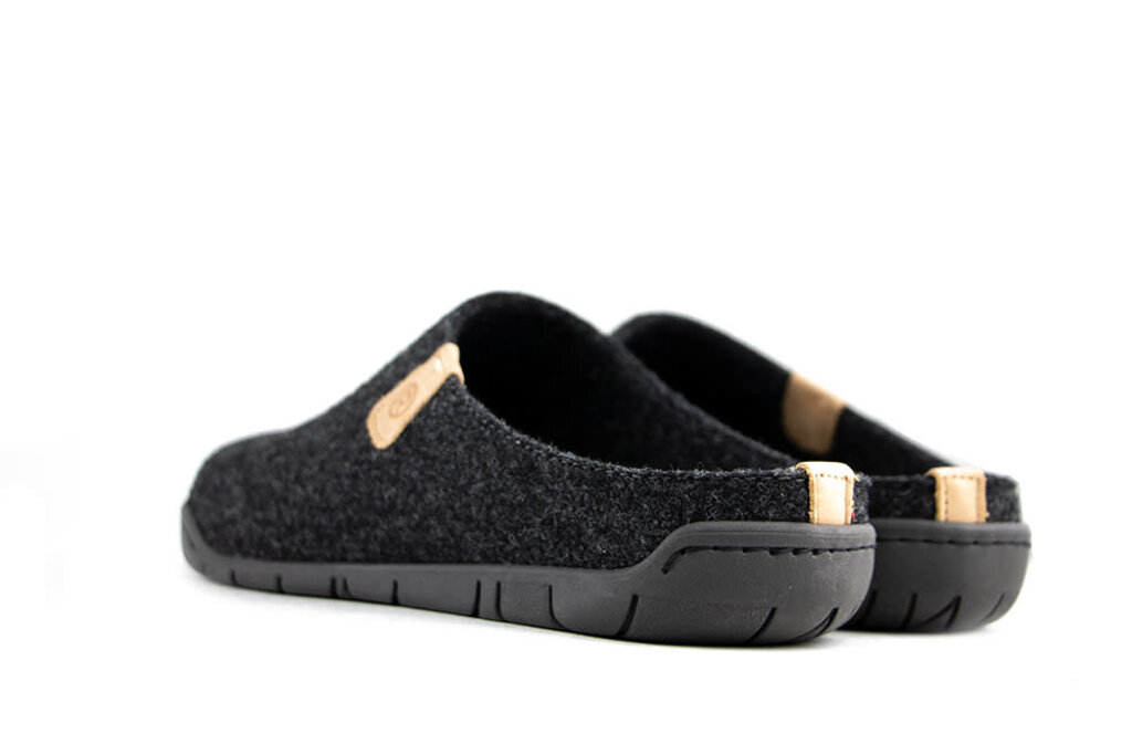 Rohde Rohde Slippers Grey Soft Felt