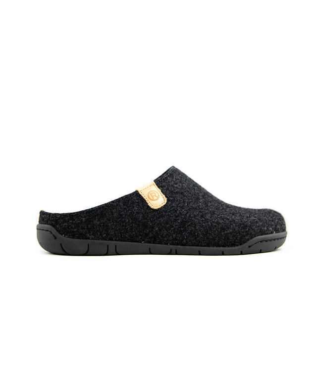 Rohde Slippers Grey Soft Felt