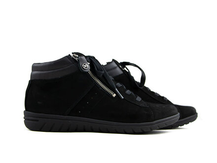Hartjes Hartjes Hoge Veter Casual Boot Schwarz G Hartjes Hartjes Hoge Veter Casual Boot Schwarz G