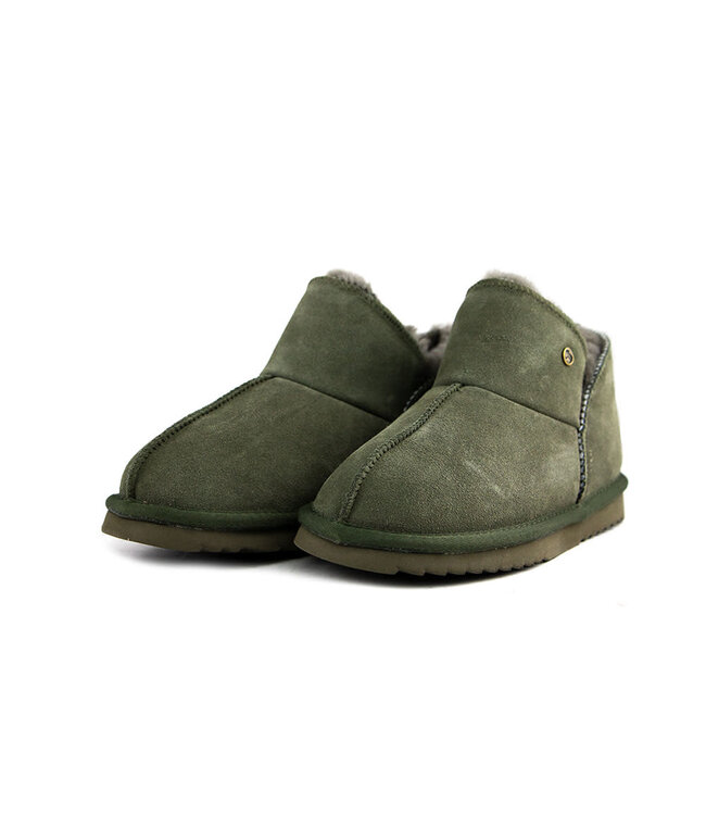 Warmbat Hausschuhe Groen Willow Suede