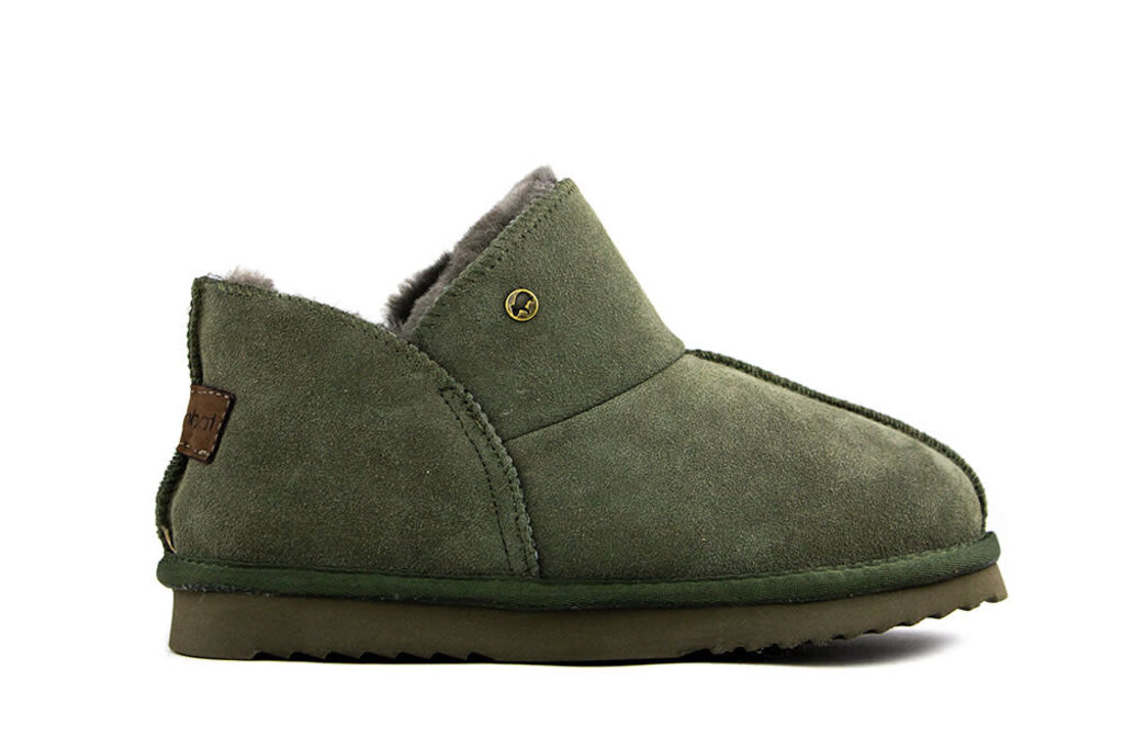 Warmbat Warmbat Slippers Willow Olive Suede