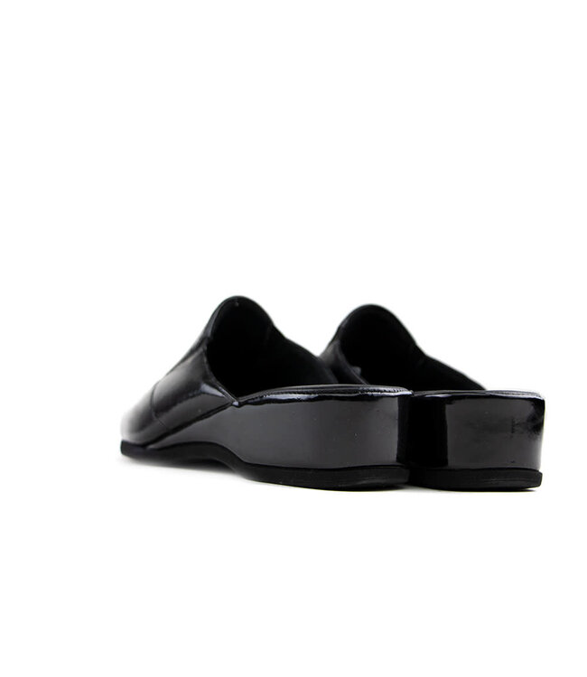 Rohde Slippers Black patent leather