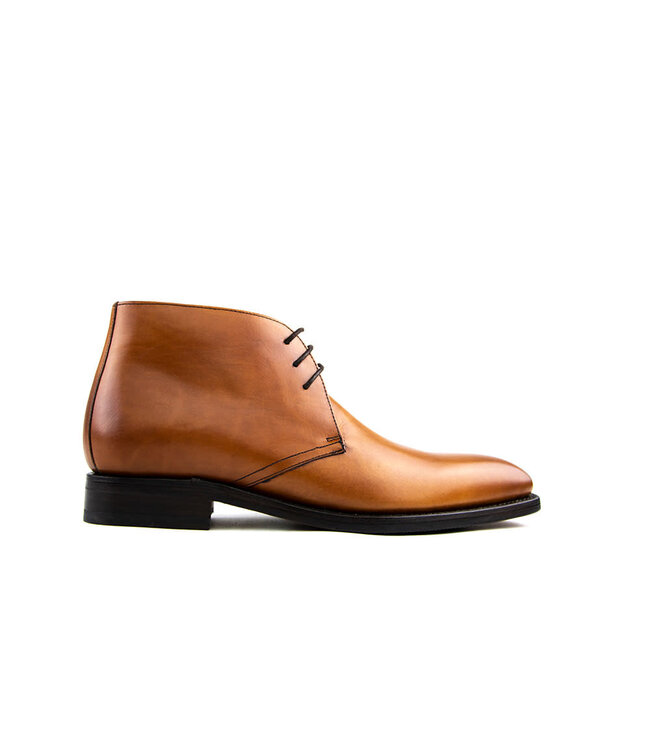 Berwick Hoge Veterschoenen Cognac Vagano Tan