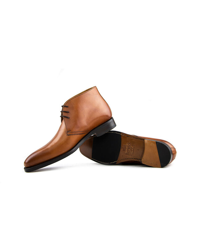 Berwick Hoge Veterschoenen Cognac Vagano Tan