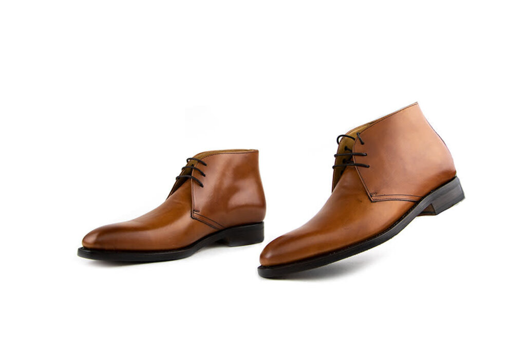 Berwick Berwick High Shoes Cognac Vagano Tan