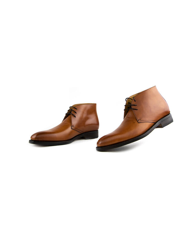 Berwick Hoge Veterschoenen Cognac Vagano Tan