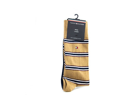 Tommy Hilfiger Tommy Hilfiger Sock Tommy Stripe Khaki Navy