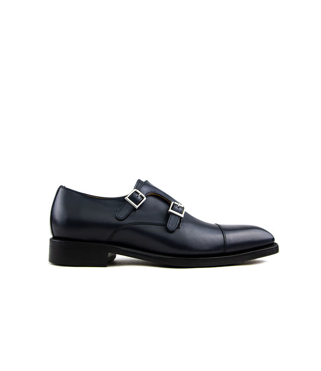 Berwick Gespschoenen Blauw Boxcalf