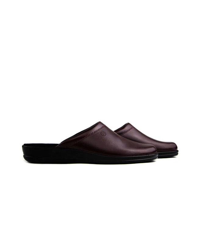 Rodhe Slippers Red Leather