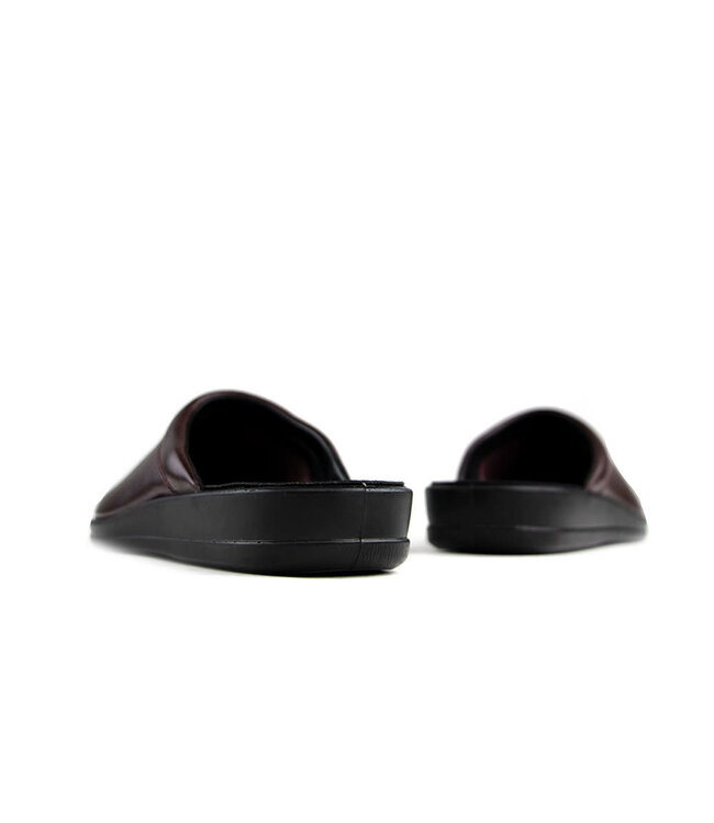 Rodhe Slippers Red Leather