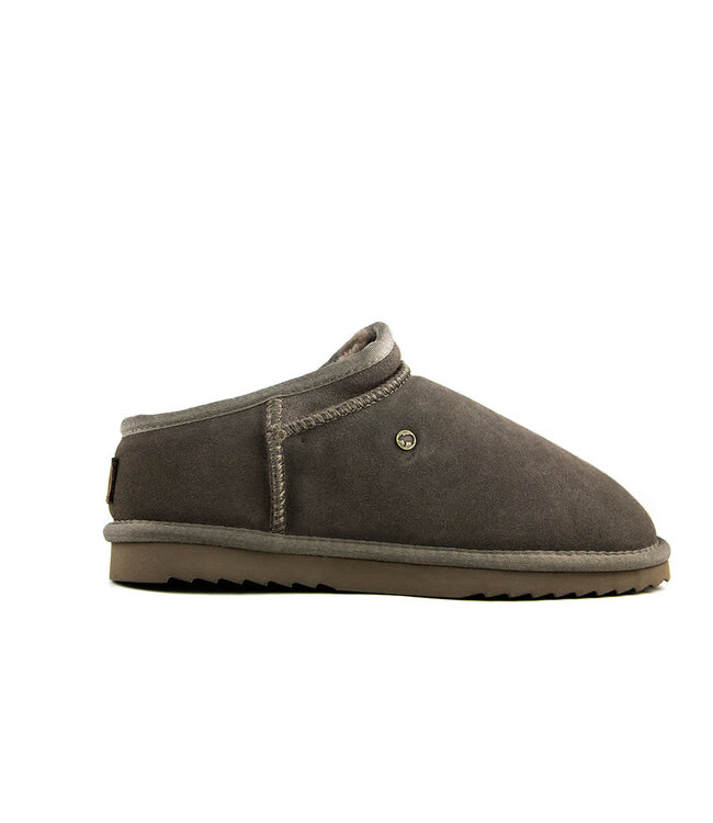 Warmbat Slippers Conner Pebble Grey Suede