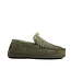 Warmbat Pantoffels Grizzly Groen Suede