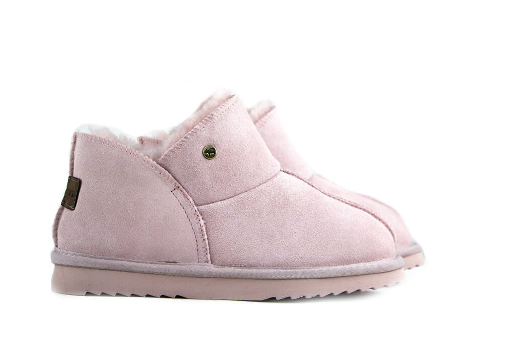 Warmbat Warmbat Pantoffels Willow Roze Suede