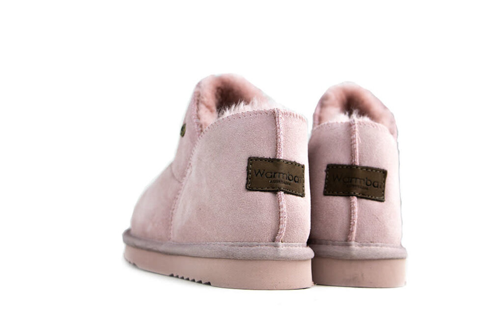 Warmbat Warmbat Pantoffels Willow Roze Suede