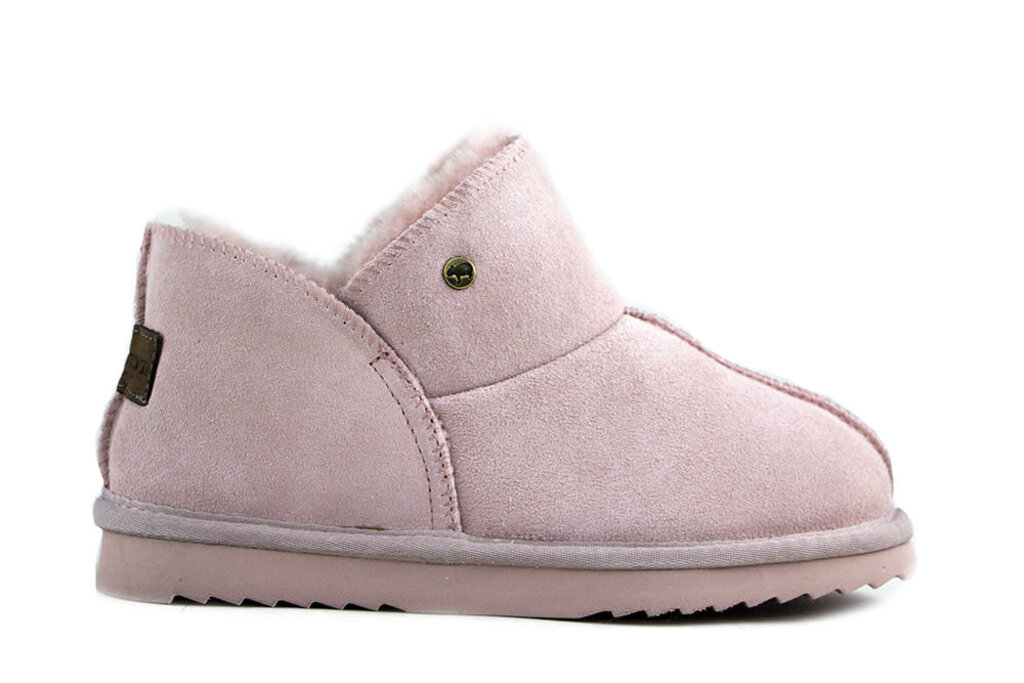 Warmbat Warmbat Pantoffels Willow Roze Suede