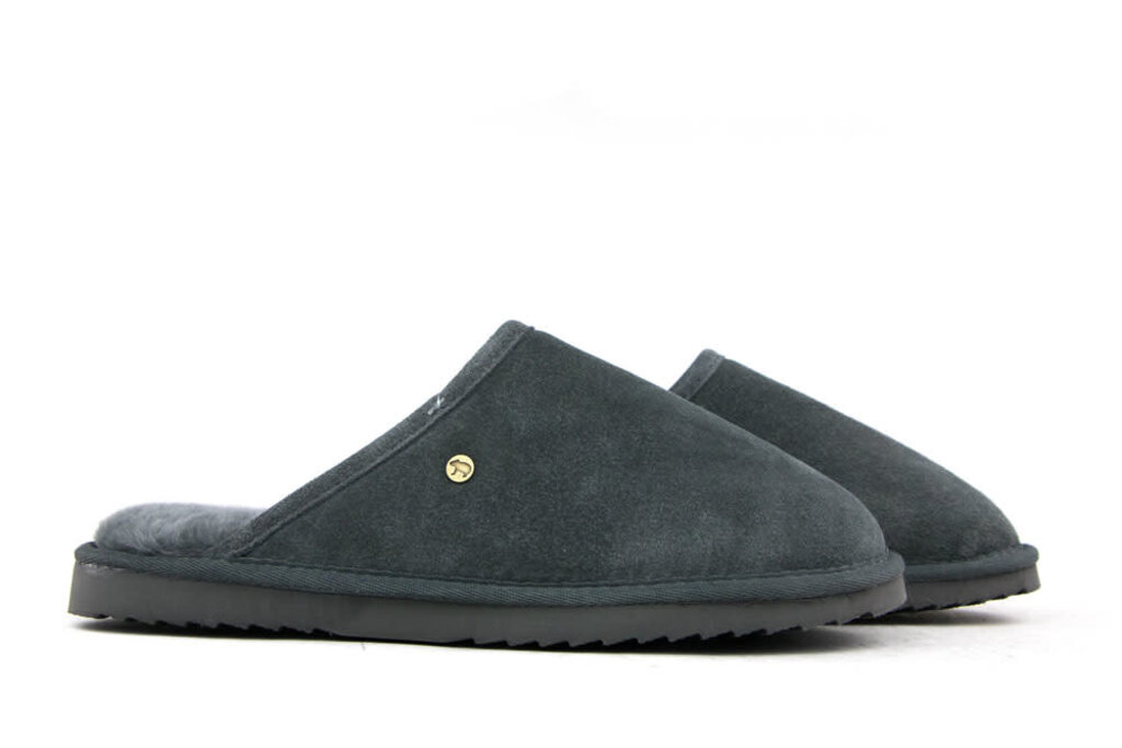 Warmbat Warmbat Slippers Darkgrey Suede