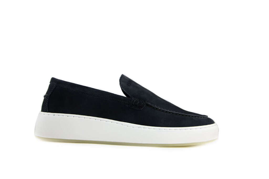 Nubikk Nubikk Loafers Blauw Jiro Mio Steel Suede