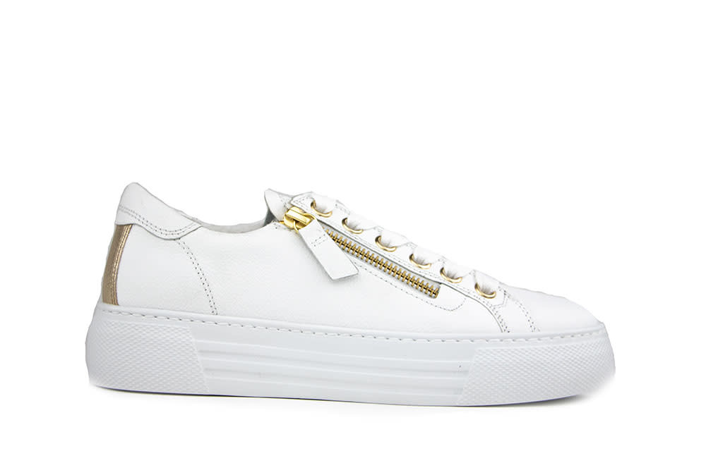 Gabor Sneaker Weiss Platino Cervo Metal I Fast Worldwide Delivery ...