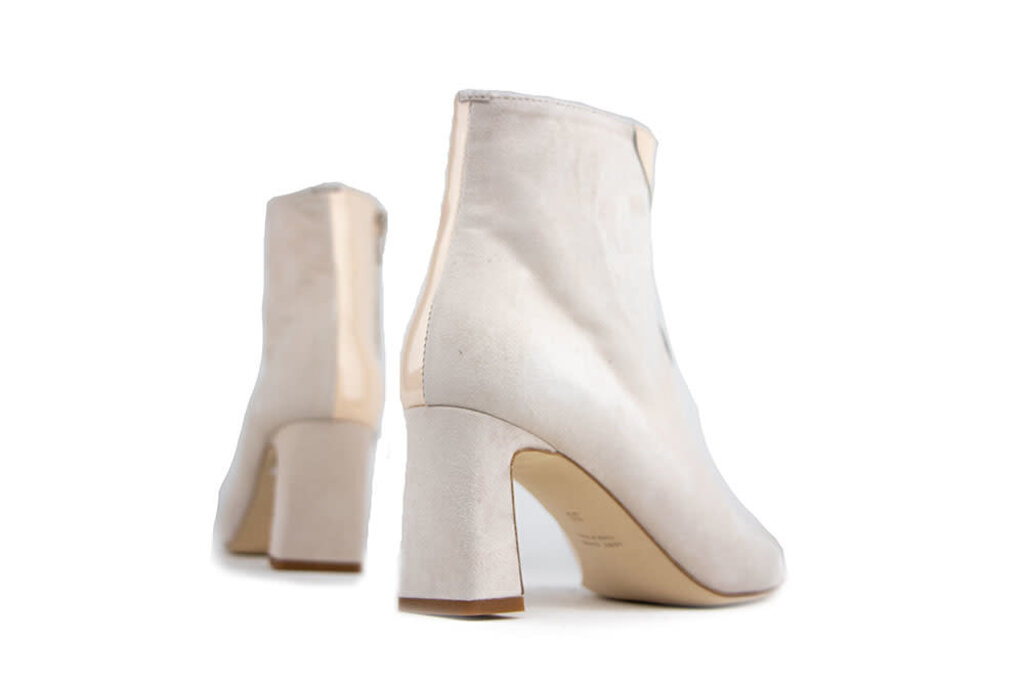 Lilian Lilian Ankle Boots Beige Suede Lack