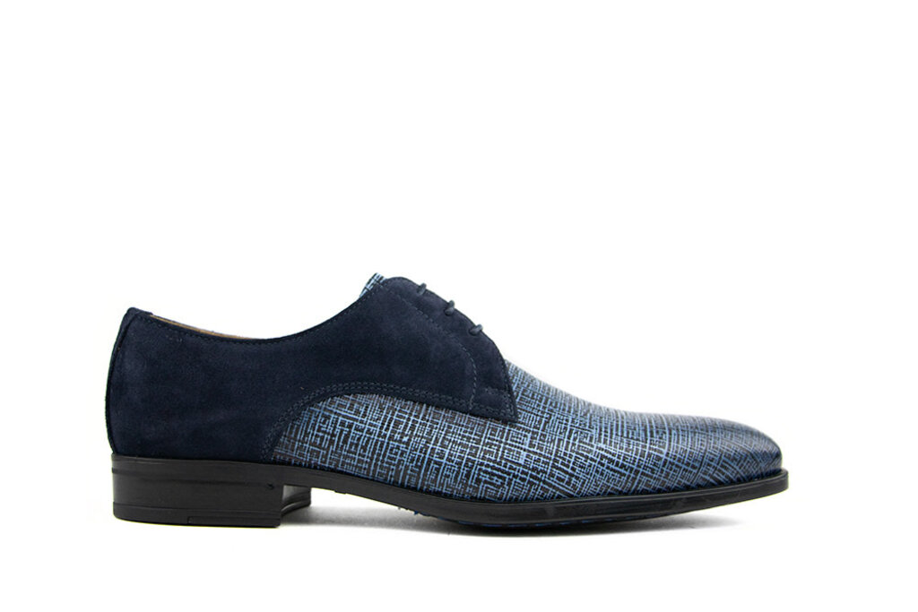 Giorgio Giorgio Lace-up Linteis Blue Print