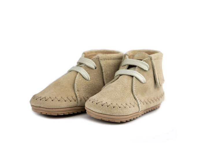 Shoesme Babyproof Beige Suede Franje I Gratis Zending in NL vanaf €40 -  Steenbergen Schoenen