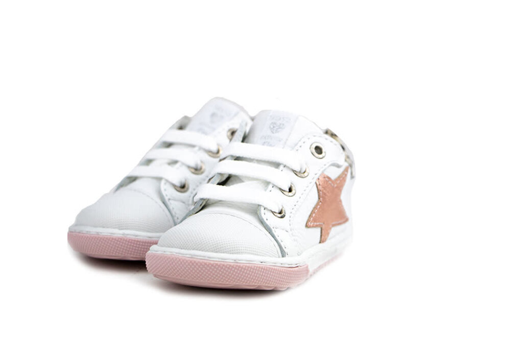 Shoesme Flex Sneaker White Pink I Gratis in NL va €40 - Steenbergen Schoenen