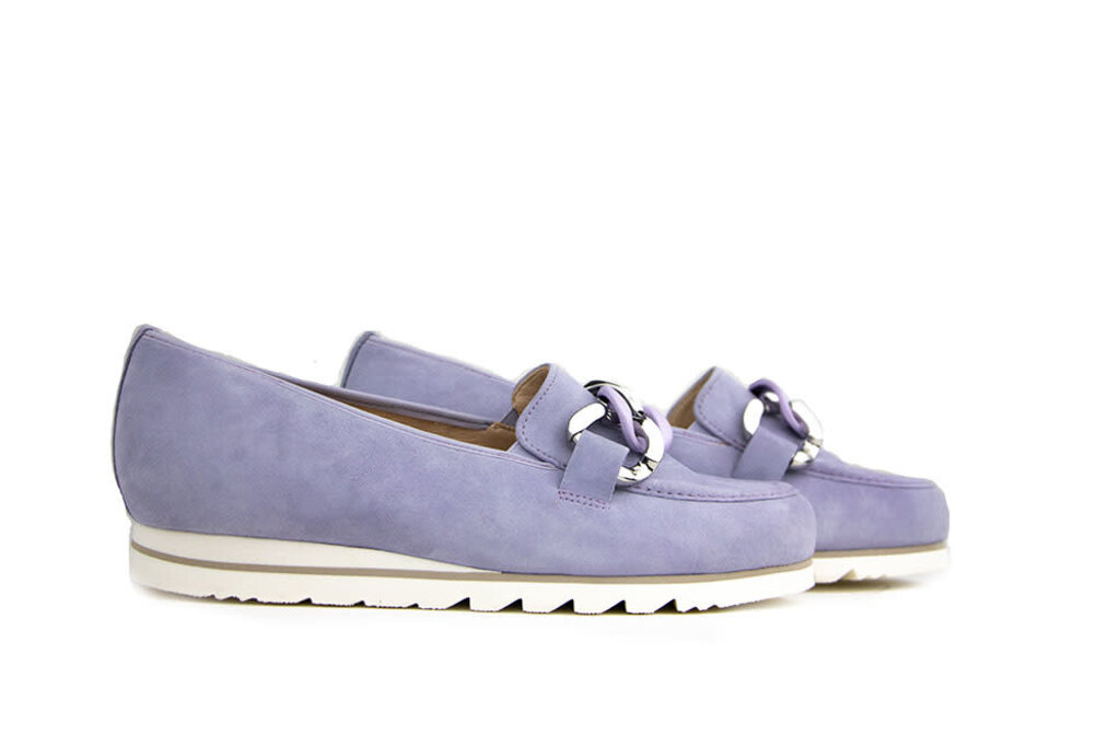 Hassia Hassia Loafer Ketting  Lightlila Suede Pisa