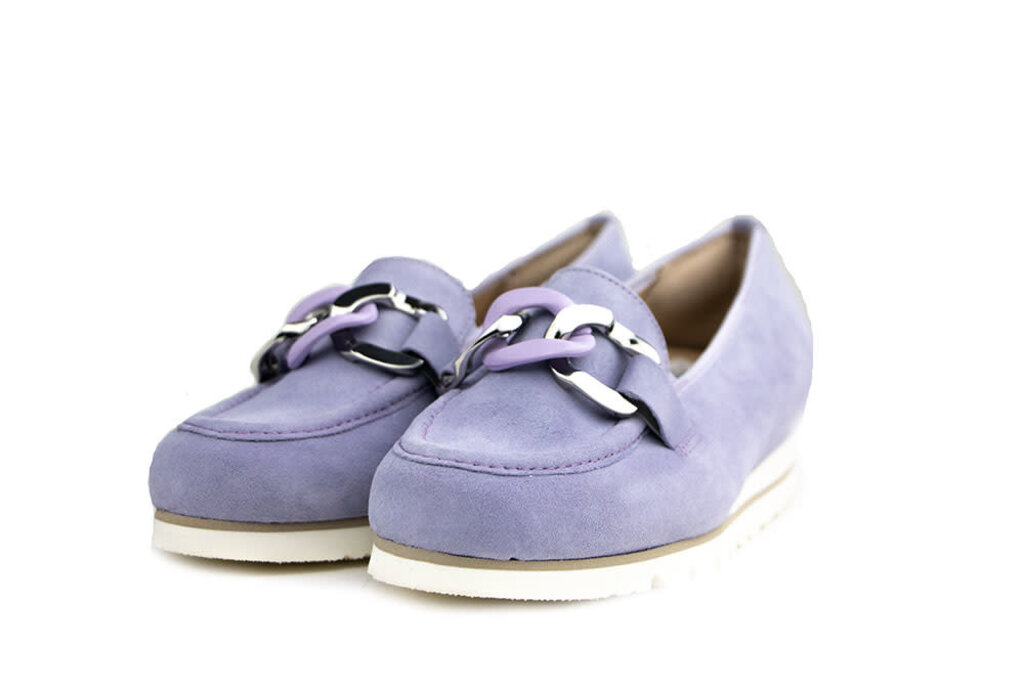 Hassia Hassia Loafer Ketting  Lightlila Suede Pisa