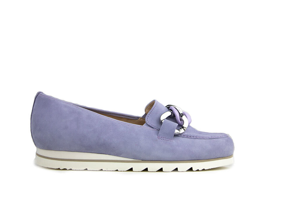 Hassia Hassia Loafer Ketting  Lightlila Suede Pisa